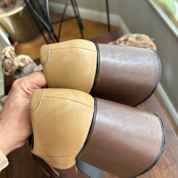 Funtasma Brown Platform 70s Hippie Disco Party Costume Shoes men’s size 10/11 - Picture 7 of 11